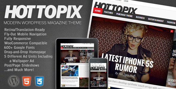 Hot Topix v3.0.3 - Modern WordPress Magazine Theme