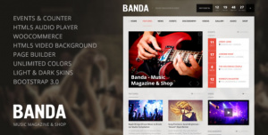 Banda v1.2.4 – WordPress Music Magazine