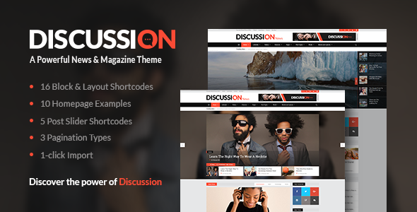 Discussion v1.4 – A Powerful News & Magazine Theme