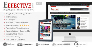 Effective News v5.2 – Responsive WP News Magazine blog