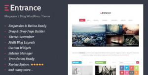 Entrance v1.5 – WordPress Theme for Magazine and Review