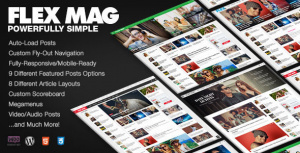 Flex Mag v1.12 – Responsive WordPress News Theme