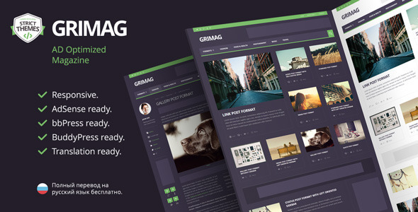 Grimag v1.1.6 - Themeforest AD Optimized Magazine