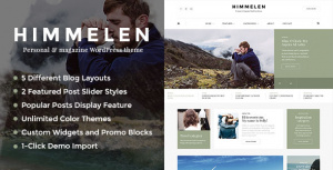 Himmelen – Personal WordPress Blog Theme