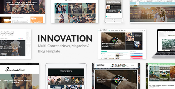INNOVATION v3.3 - Multi-Concept News, Magazine & Blog Template