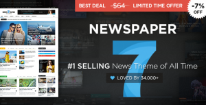 Newspaper v7.6.1 – WordPress News Theme