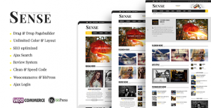 Sense v4.1 – Responsive Blog Magazine & News Theme