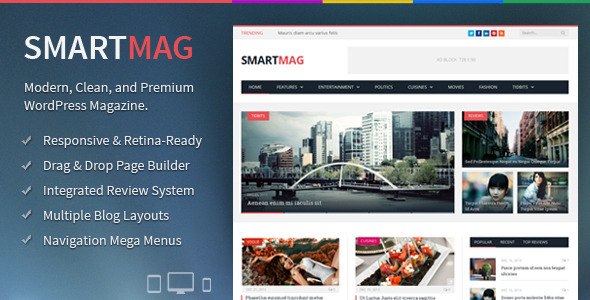 SmartMag v2.6.2 - Themeforest Responsive & Retina WP Magazine