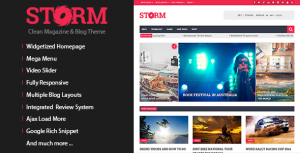 Storm – Themeforest Clean Magazine & Blog Theme