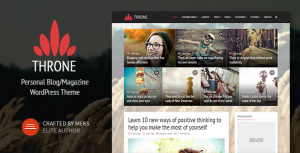 Throne v1.6.1 – Personal Blog/Magazine WordPress Theme