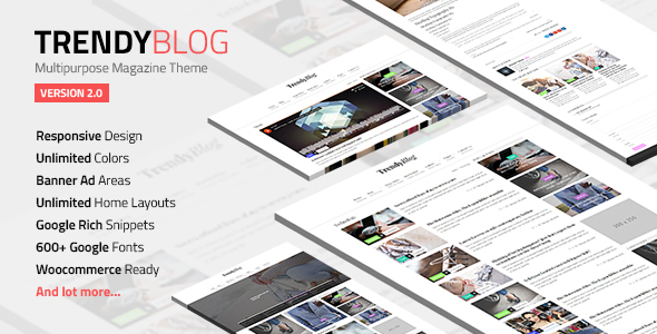 TrendyBlog v2.0.8 - Multipurpose Magazine Theme