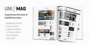 UniqMag v1.0.2 – Ease of Publishing News