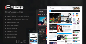 iPress v1.0.9 – Blog/Magzine/News WordPress Theme