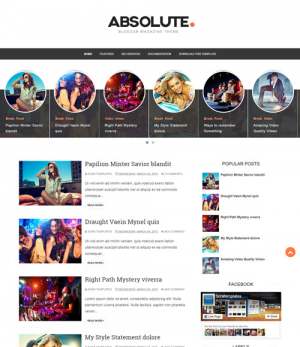 Absolute Blogger Template [ blogspot themes ]