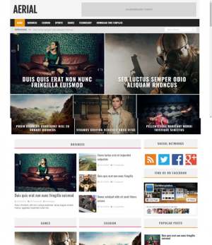 Aerial Blogger Template [ blogspot themes ]