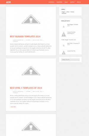 Alive Blogger Template [ blogspot themes ]