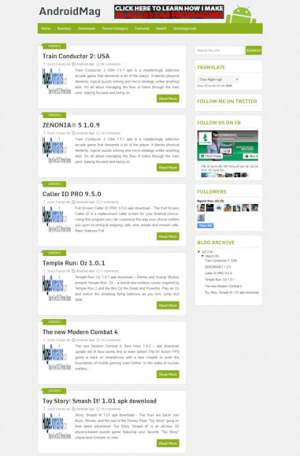 AndroidMag Blogger Template [ blogspot themes ]