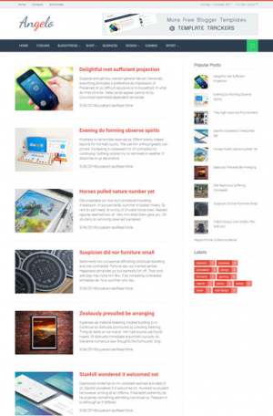 Angelo Responsive Blogger Template [ blogspot themes ]
