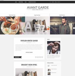 Avant Garde Blogger Template [ blogspot themes ]