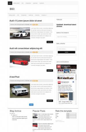 BS3 Responsive Blogger Template [ blogspot themes ]