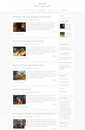 Base WP Blogger Template [ blogspot themes ]