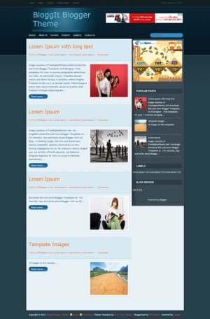 BloggIt Blogger Template [ blogspot themes ]