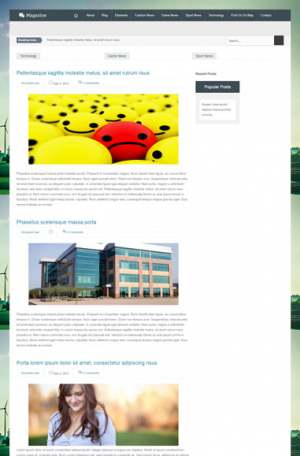 Blogger Magazine Blogger Template [ blogspot themes ]