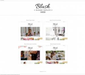 Blush Multipurpose Blogger Template [ blogspot themes ]