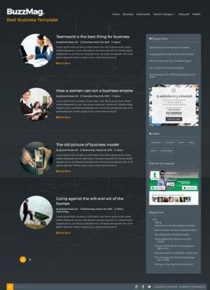 BuzzMag Blogger Template [ blogspot themes ]