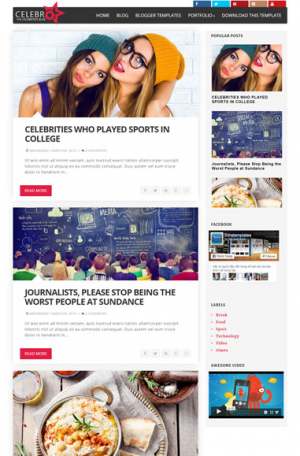 Celebro Blogger Template [ blogspot themes ]