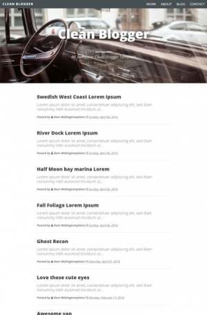 Clean Simple Blogger Template [ blogspot themes ]