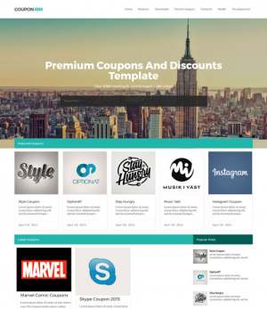 Couponism Blogger Template [ blogspot themes ]