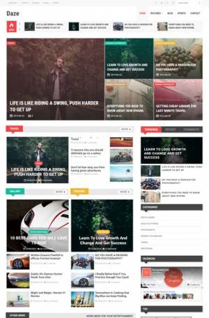 Daze Blogger Template [ blogspot themes ]