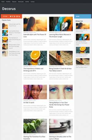 Decorus Responsive Blogger Template [ blogspot themes ]