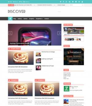 Discover Responsive Blogger Template [ blogspot themes ]