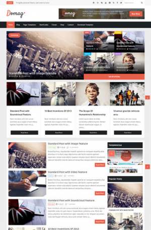 Domag Blogger Template [ blogspot themes ]