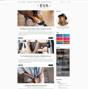 Eva Simple Blogger Template [ blogspot themes ]