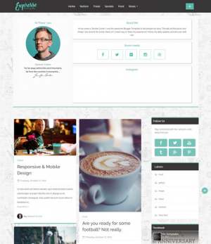 Expresso Sidebar Blogger Template [ blogspot themes ]