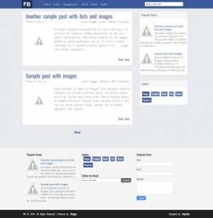 FB Blogger Template [ blogspot themes ]