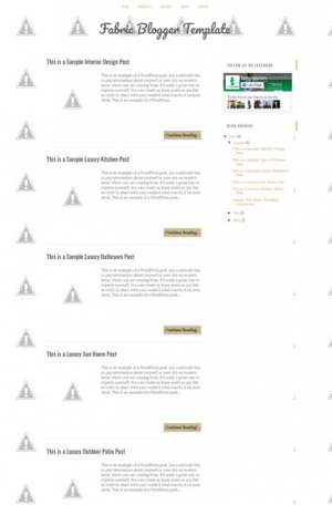 Fabric Blogger Template [ blogspot themes ]