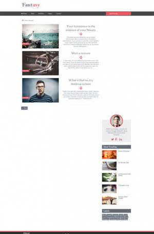 Fantasy Responsive Blogger Template [ blogspot themes ]