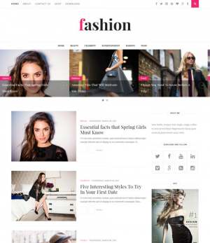 Fashion Clean Blogger Template [ blogspot themes ]