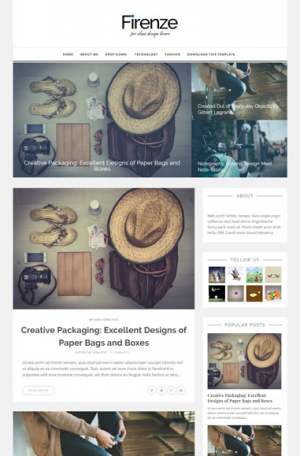 Firenze Blogger Template [ blogspot themes ]