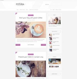 Futura Responsive Blogger Template [ blogspot themes ]