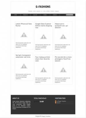 G Fashions Blogger Template [ blogspot themes ]