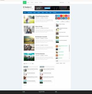 G Vusion 2 Blogger Template [ blogspot themes ]