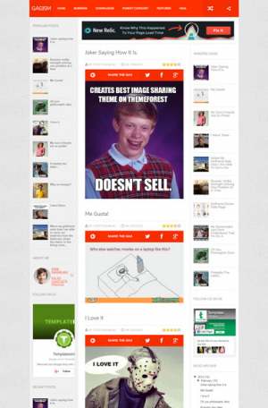 Gagism Responsive Blogger Template [ blogspot themes ]