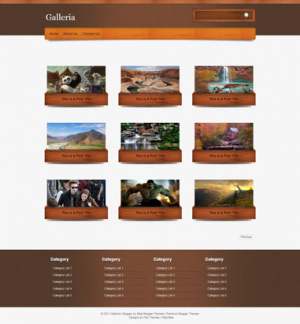 Galleria Blogger Template [ blogspot themes ]