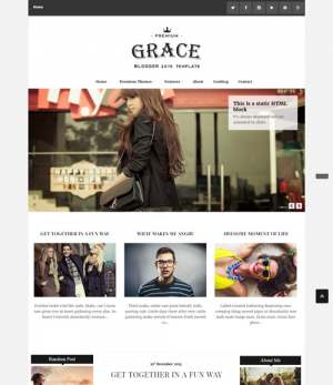 Grace Blogger Template [ blogspot themes ]