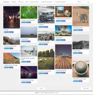 Gridpin Responsive Blogger Template [ blogspot themes ]